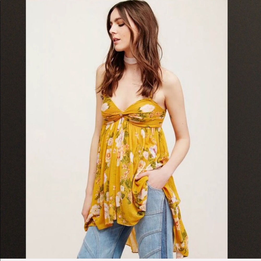 Free People floral tunic size S